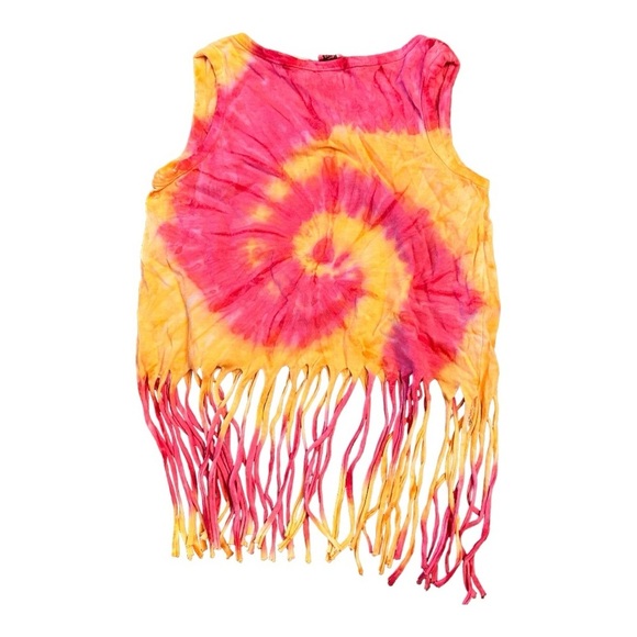 Exist Kids Tie Dye Fringe Top‎ - Picture 4 of 6